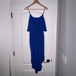 Elegant Blue Women's Dress